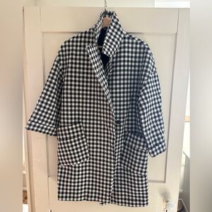 Zara Woman Gingham light coat